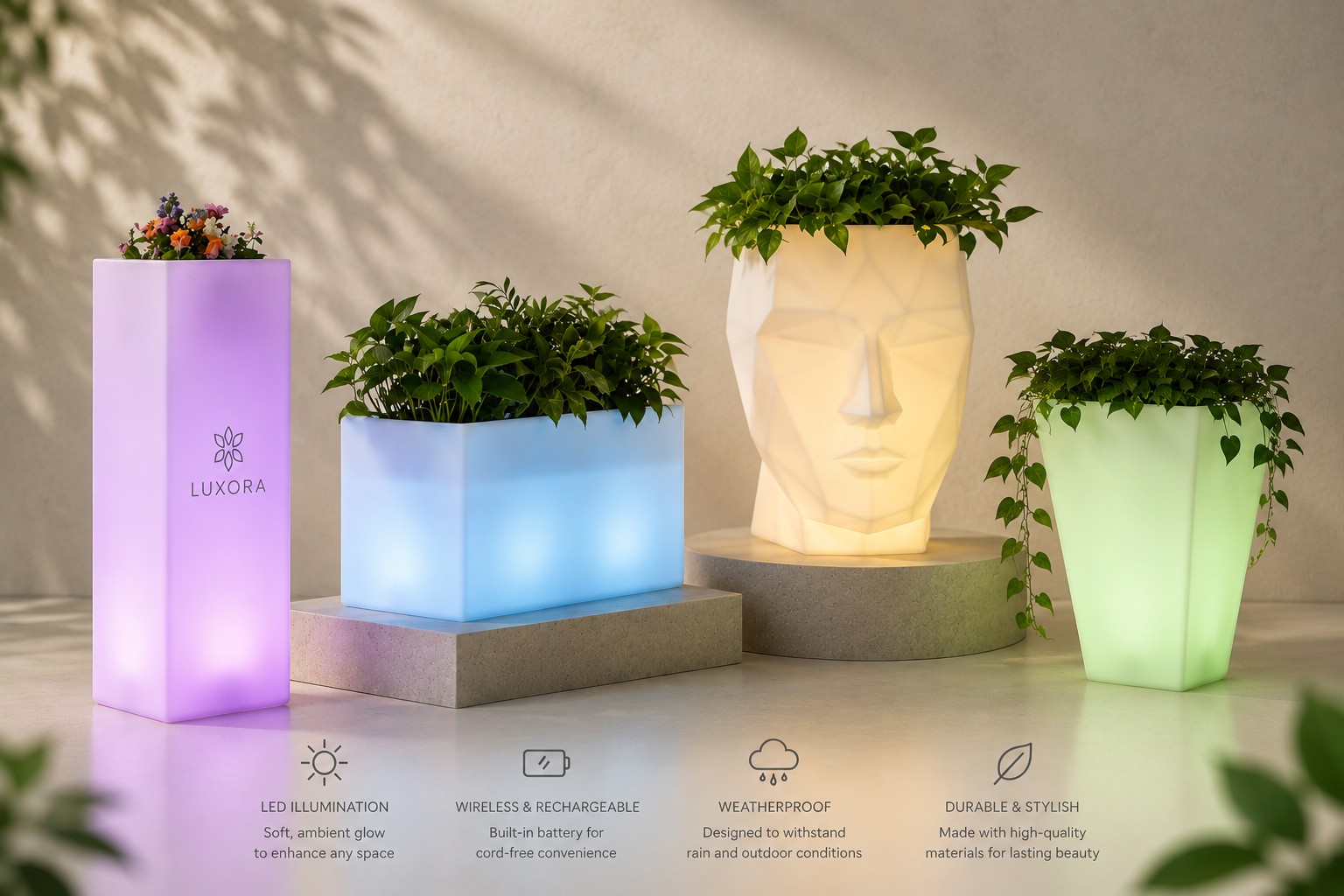 Luxury LED Flower Pots Are Redefining Outdoor Living Across the UK