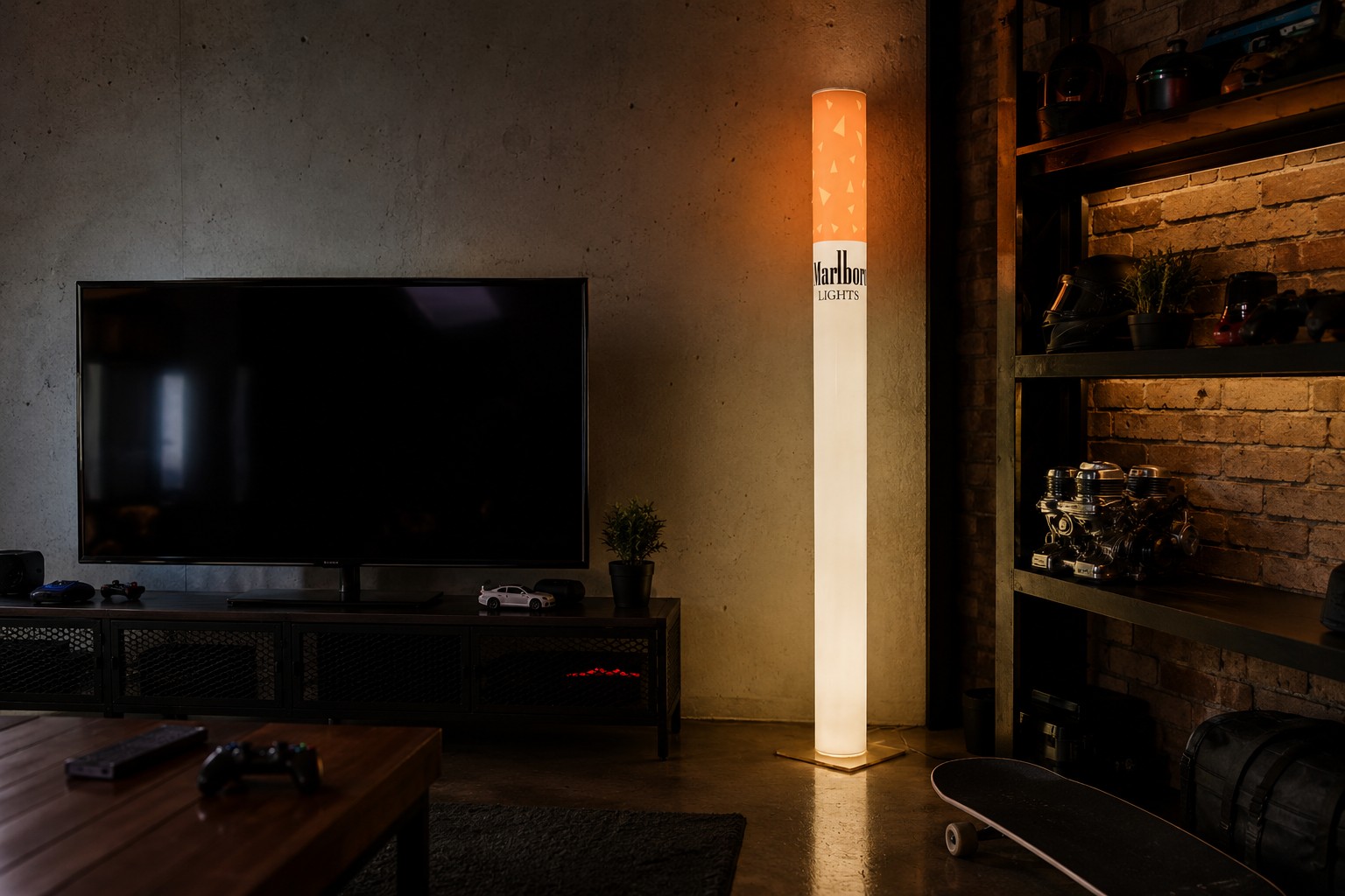 Marlboro Cigarette LED Floor Lamp: The Only Floor Lamp People Actually Ask About
