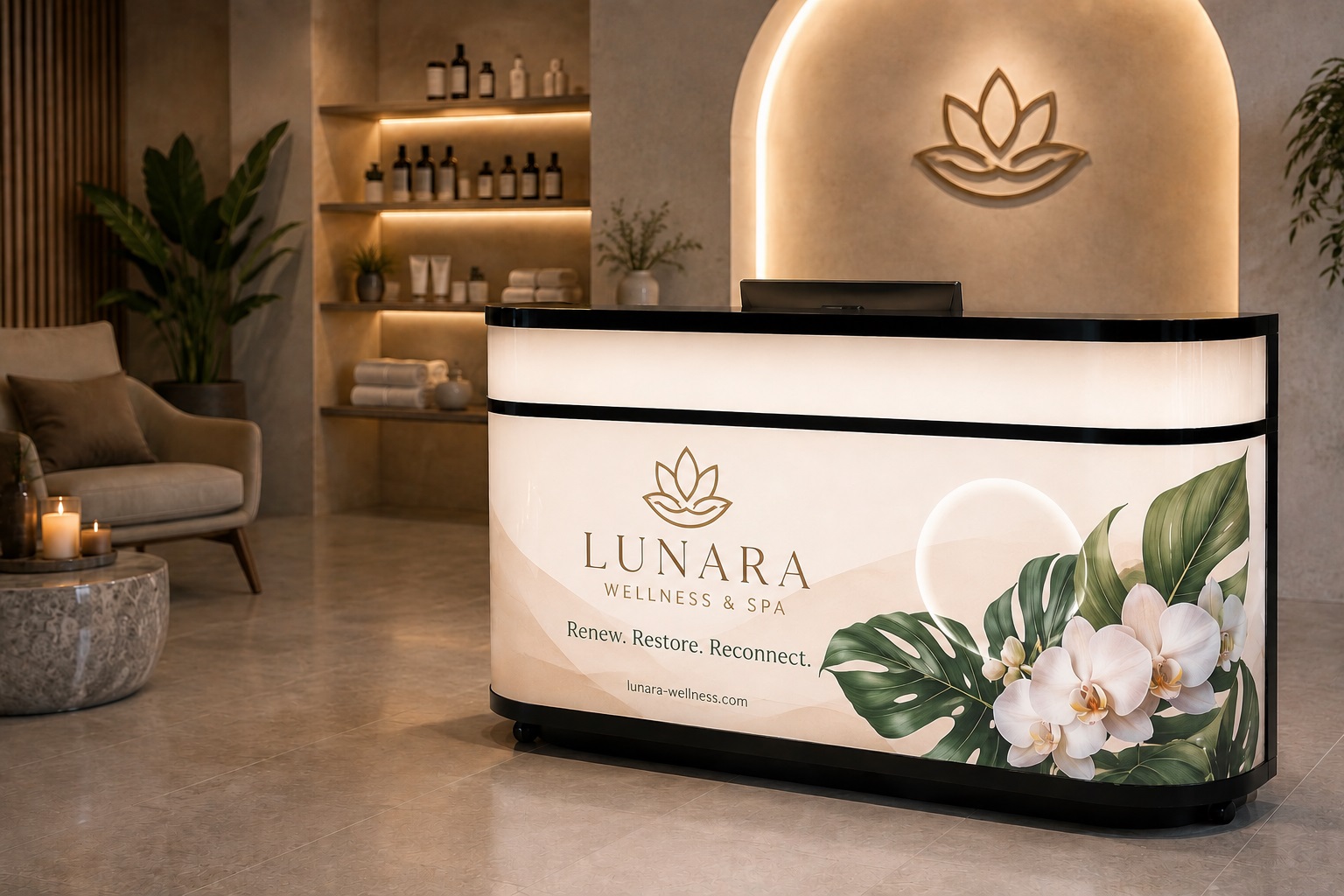 Best LED Reception Desks for Hotels and Corporate Offices UK 2026
