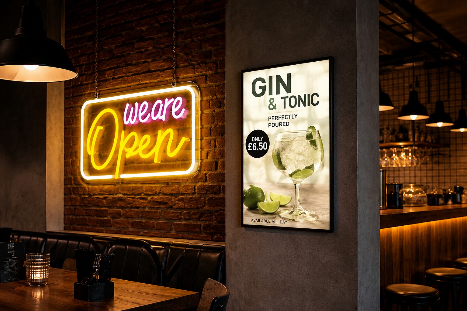 Best Branded LED Signs for Bars, Restaurants and Hospitality UK 2026