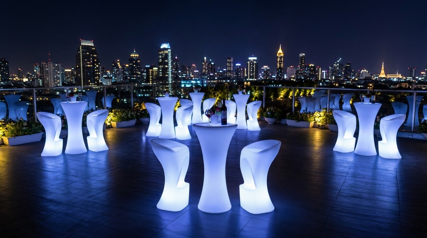 Best LED Furniture for Outdoor Events in 2026 (Bars, Terraces & Nightclubs)