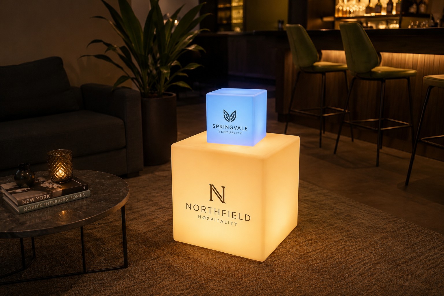 LED Cube Light Boxes Explained: From Table Centre to Statement Seating Cube