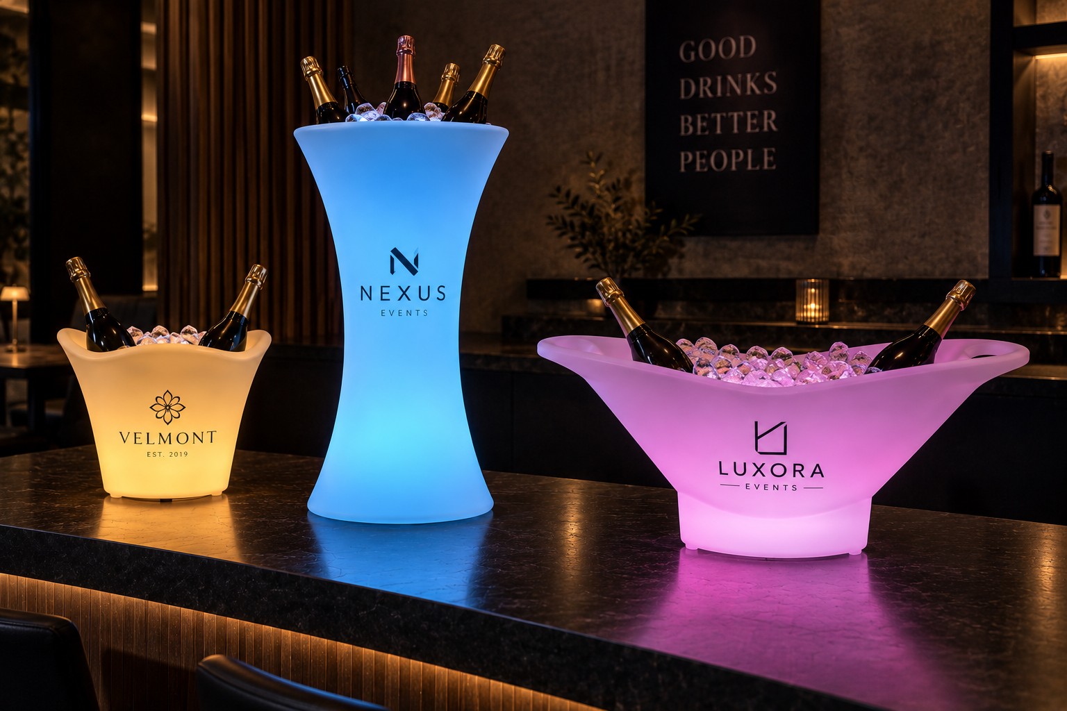 Bottle Service Lighting That Sells the Moment