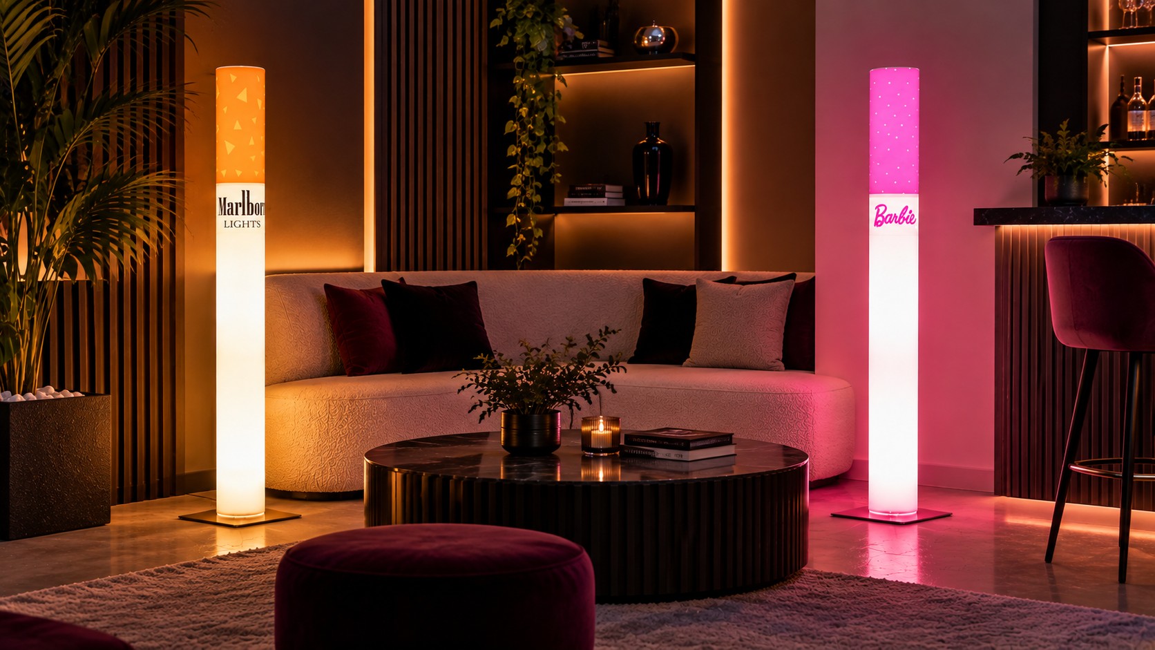 Marlboro Lamp UK: The Giant Cigarette Floor Lamp