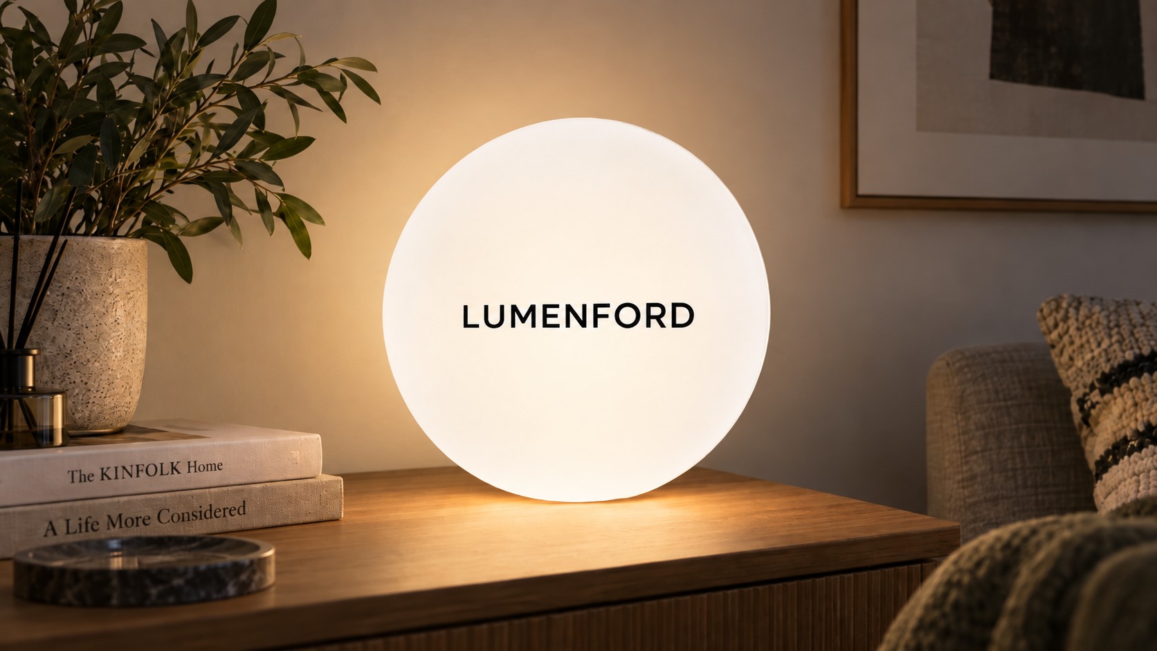 Custom LED Table Lamp: Your Logo That Glows