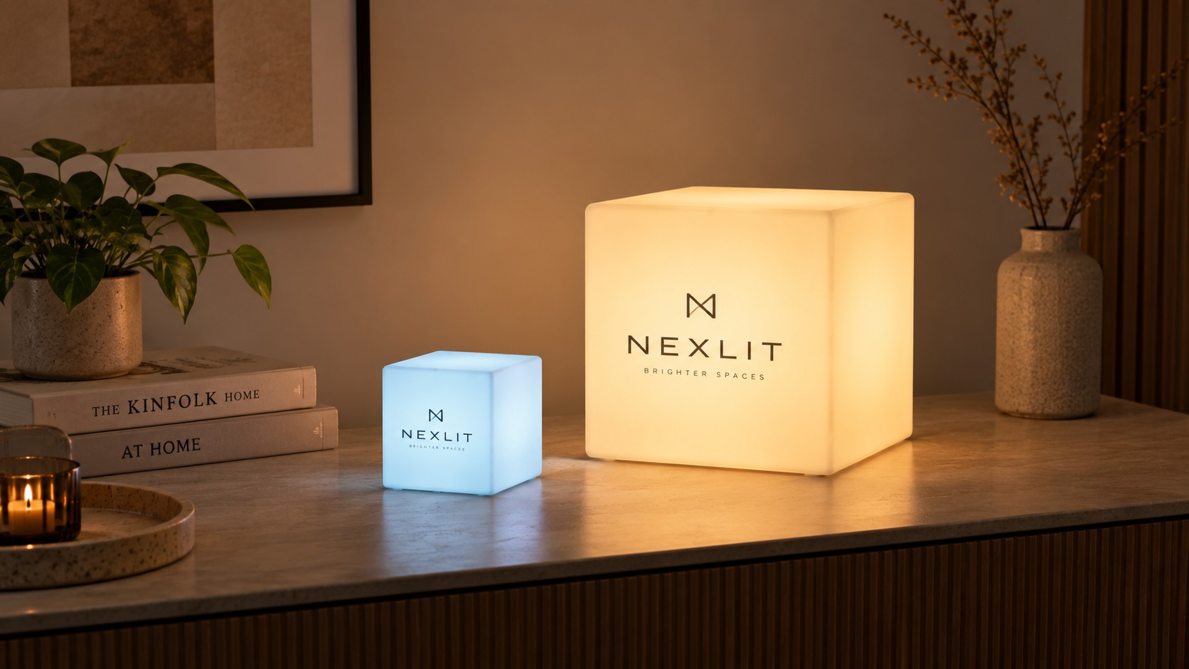 LED Cube Light Box: 360 Degree Branding